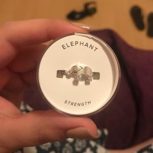 Alex And Ani Elephant Adjustable Ring
